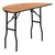 Furman Half-Round Wood Folding Banquet Table