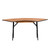 Ginny Serpentine Wood Folding Banquet Table