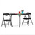 Mindy Kids 3-Piece Folding Table and Chair Set
