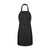 Spun Polyester Chef Bib Apron with Pencil Pockets - Black
