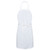 Spun Polyester Chef Bib Apron with Pencil Pockets - White
