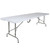 Adjustable Folding Tables - 8-Foot Height-Adjustable Bi-Fold Plastic Banquet & Event Folding Table with Carrying Handle