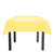 Milliken Signature Square Tablecloth, 85x85 Inch - Lemon Yellow 4687