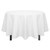 Round Polyester Tablecloths, 132 Inch, Two Panel