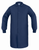 No Pocket Snap-Front Lab Coat - Navy