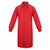 No Pocket Knit Cuff Lab Coat, Spun Poly - Red