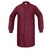 Spun Poly Butcher Frock, Knit Cuff - Maroon