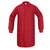 Spun Poly Butcher Frock, Knit Cuff - Red