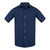 Short Sleeve Butcher Frock, No Pocket - Navy