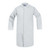 Snap-Front Polyester Lab Coat - White