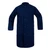 Colored No-Pocket Gripper Butcher Frock - Navy Blue