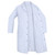 Unisex Poly Lab Coat, Gripper Front, Side Opening - White