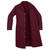Poplin Lab Coat, 3 Pocket - Maroon