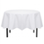 Signature Round Tablecloth, 120 Inch, White