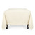 Signature Square Tablecloth, 72x72 - Ivory