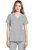 Cherokee Workwear Originals Ultra Women's V-Neck Scrub Top and Cargo Scrub Pants - Grey
