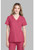 Cherokee Workwear Originals Ultra Women's V-Neck Scrub Top and Cargo Scrub Pants - Rapture Rose