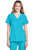 Cherokee Workwear Originals Ultra Women's V-Neck Scrub Top and Cargo Scrub Pants - Turquoise