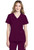 Cherokee Workwear Originals Ultra Women's V-Neck Scrub Top and Cargo Scrub Pants - Wine
