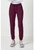 Healing Hands Works Women's Scrub Top, Straight Leg and Jogger Scrub Pants - Wine