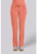 Healing Hands Works Women's Scrub Top and Straight Leg Scrub Pants - Straight Leg Scrub Pants - Coral Cosmos