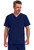 Healing Hands Works Men's Scrub Top and Straight Leg Scrub Pants - Navy
