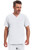 Healing Hands Works Men's Scrub Top and Straight Leg Scrub Pants - White