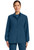 Cherokee Workwear Originals Ultra Women's Zip Up Scrub Jacket - Caribbean Blue
