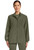 Cherokee Workwear Originals Ultra Women's Zip Up Scrub Jacket - Olive