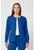 Healing Hands Works Women's Snap Front Scrub Jacket - Royal