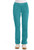 Cherokee Workwear Revolution Women's V-Neck Scrub Top and Straight Leg Scrub Pants - Teal Blue