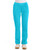 Cherokee Workwear Revolution Women's V-Neck Scrub Top and Straight Leg Scrub Pants - Turquoise