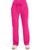 Cherokee Workwear Revolution Women's Mock Wrap Scrub Top and Flare Leg Scrub Pants - Electric Pink