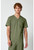 Cherokee Workwear Revolution Men's V-Neck Scrub Top and Fly Front Scrub Pants - Olive