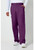 Cherokee Workwear Revolution Men's V-Neck Scrub Top and Fly Front Scrub Pants - Eggplant