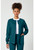 Cherokee Workwear Revolution Women's Snap Front Scrub Jacket - Caribbean Blue
