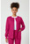 Cherokee Workwear Revolution Women's Snap Front Scrub Jacket - Electric Pink