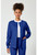Cherokee Workwear Revolution Women's Snap Front Scrub Jacket - Galaxy Blue