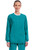 Cherokee Workwear Revolution Women's Snap Front Scrub Jacket - Teal Blue