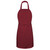 Poly Bib Apron, Maroon