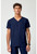 Med Couture Rothwear Insight Men's 3 Pocket Scrub Top and Straight Leg Scrub Pants - 3 Pocket Scrub Tops - Navy