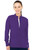 Med Couture Insight Women's Zip Front Warm-Up Scrub Jacket - Grape