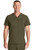 Healing Hands Quest Men's V-Neck Scrub Top and Straight Leg Scrub Pants - Scrub Tops - Olive