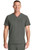 Healing Hands Quest Men's V-Neck Scrub Top and Straight Leg Scrub Pants - Scrub Tops - Pewter
