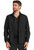 Healing Hands Quest Men's Zip Front Utility Scrub Jacket - Black