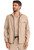 Healing Hands Quest Men's Zip Front Utility Scrub Jacket - Desert Taupe