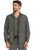 Healing Hands Quest Men's Zip Front Utility Scrub Jacket - Pewter