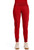 Cherokee Infinity Women's Petite and Tall Mid Rise Jogger Scrub Pants - Petite - 26 Inch Inseam - Red