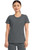 Cherokee Infinity Women's Round Neck Scrub Top and Straight Leg Scrub Pants - Round Neck Scrub Tops - Pewter