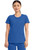Cherokee Infinity Women's Round Neck Scrub Top and Straight Leg Scrub Pants - Round Neck Scrub Tops - Royal